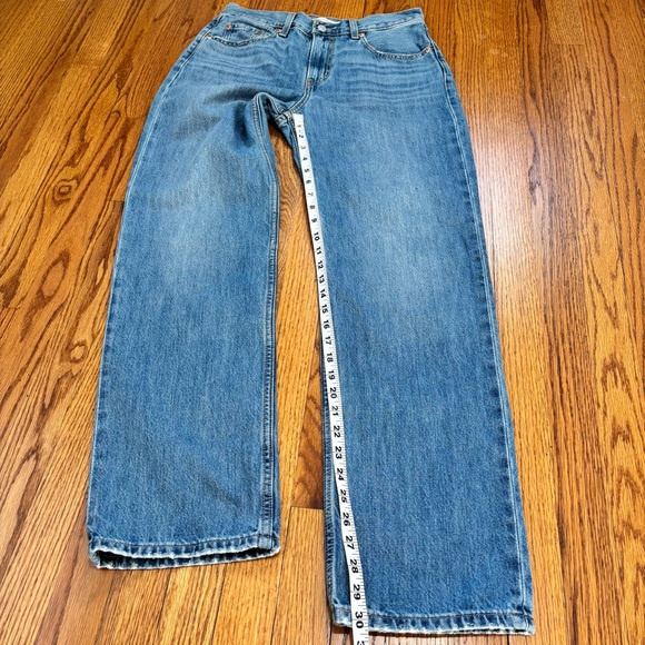 Levi’s Low Pro High Rise Straight Leg Light Denim Blue Loose Baggy Jeans Sz W28 - Picture 12 of 16